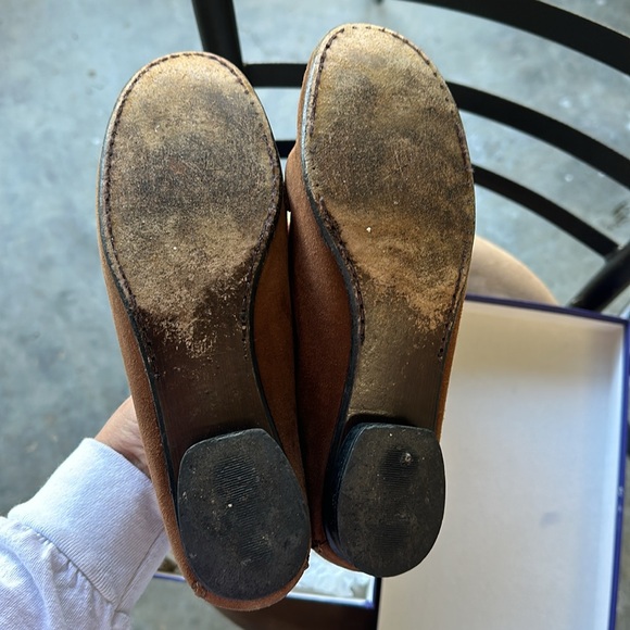 Stuart weitzman size 6.5 brown suede loafers - Picture 2 of 7